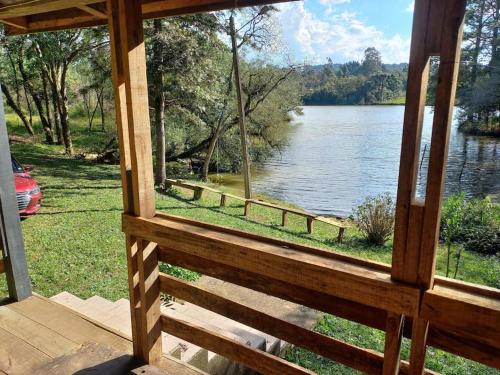 . Cabana de pesca e lazer Represa Usina Mafra sc