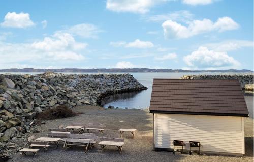 Viesnīcas āriene, 4 Bedroom Cozy Home In Sveio in Sveio