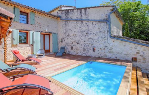 Awesome Home In Malataverne With Private Swimming Pool, Can Be Inside Or Outside