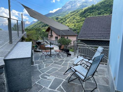 Balkons/terase, Casa Blu in Frasko