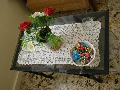 Doll house next to the sea