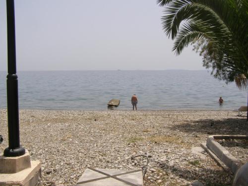 Doll house next to the sea