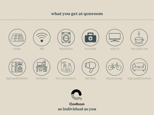 設施, Qonroom - as individual as you - Minden Kaiserstrasse in 明登