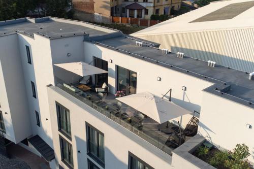 Exterior view, River Apartments in Mlada Boleslav