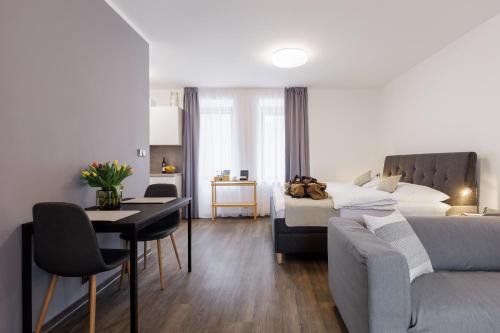 1 double bed