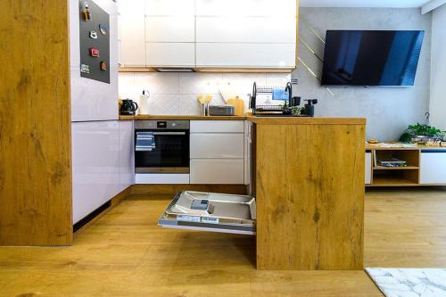 Apartament Śląski Szczawno-Zdrój 46m, Książ kuchnia klimatyzacja Wifi Parking
