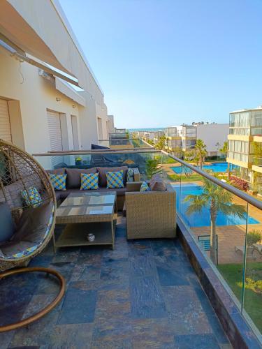 Bleu Beach uniquement pour famille in Sidi Rahal