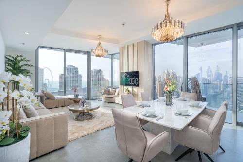 Majestic 3-bed Apartment W Stunning Marina Views - 두바이 마리나