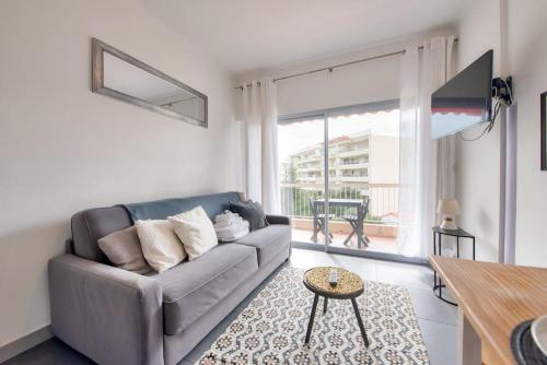 Studio avec balcon à 5 min de la plage