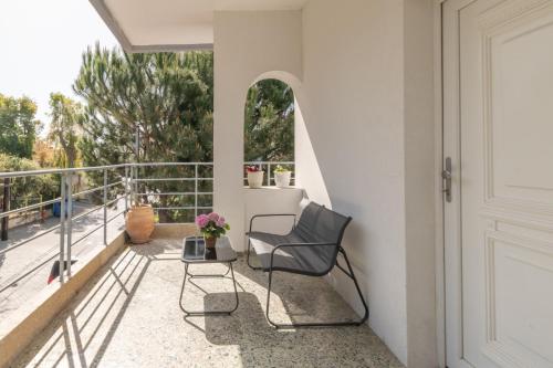 Balcony/terrace, Beautiful family apartment in Kastelli