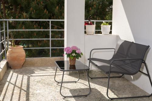 Balcony/terrace, Beautiful family apartment in Kastelli