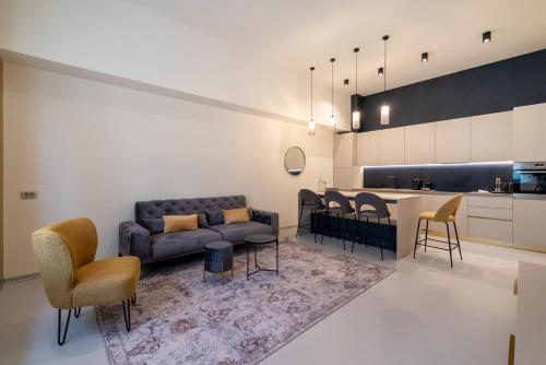 One-Bedroom Apartment with Terrace room in The Bridge City Luxury Apartments