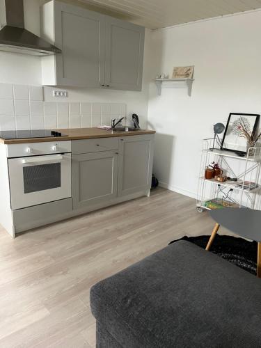 kuchnia, Cosy groundfloor apartment in Sorvagur