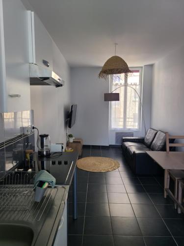 Cocina, APPT CENTRE VILLE GARE HOPITAL IUT in Roanne