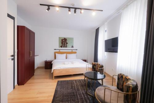 1 double bed