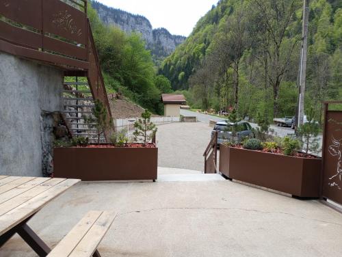 Balcony/terrace, Le Ratty appartement 6 personnes in Entremont