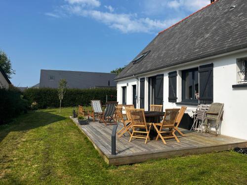 Maison HERMANVILLE SUR MER plein pied-à côté de la plage