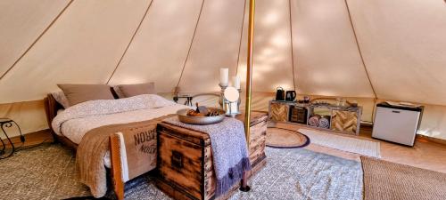 Luxury Bell Tent at Camping La Fortinerie