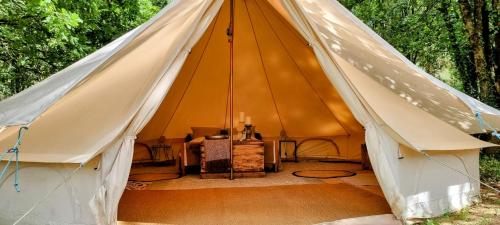 Luxury Bell Tent at Camping La Fortinerie