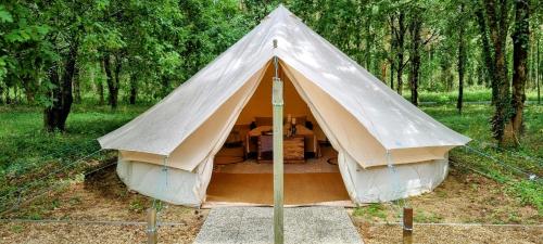 Luxury Bell Tent at Camping La Fortinerie
