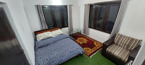 1 double bed
