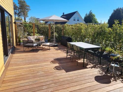Balkons/terase, Hidden gem by the sea in Beddingestrand