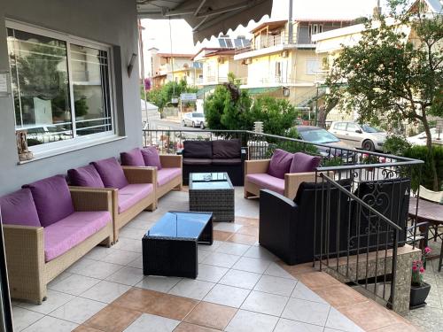 A szálláshely kívülről, Alexandros in Kamena Vourla