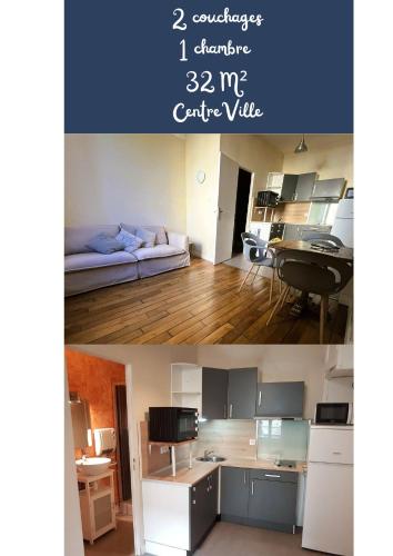 Appartement T2 centre-ville Aurillac - Location saisonnière - Aurillac