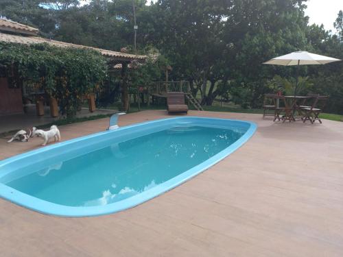 Peldbaseins, Aconchegante Sítio em Lagoinha SP (Aconchegante Sitio em Lagoinha SP) in Lagoinha (Sao Paulo)