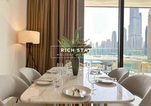Premium 3BR plus Maids Burj Khalifa & Dubai Mall view, Dubái (foto 9)