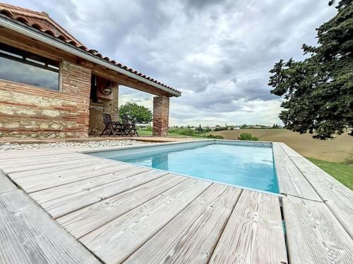 Maison de vacances - Piscine - Location saisonnière - Nailloux