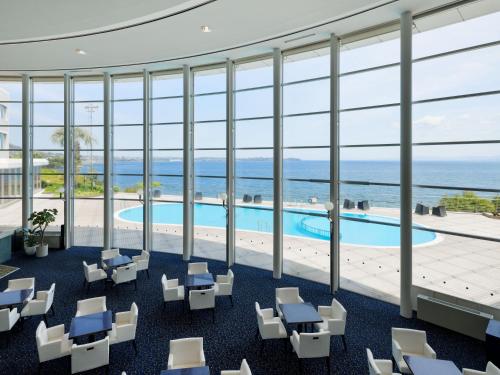 공용 라운지/TV 시청 구역, 그랜드 머큐어 벳푸 베이 리조트 앤 스파 (Grand Mercure Beppu Bay Resort & Spa) in 히지