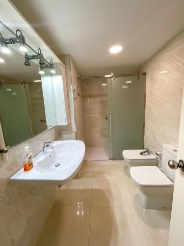 화장실, Apartamento familiar Port-Saplaya in 알보라야