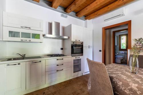 廚房, Agriturismo Porcaloca in 西萊河畔卡薩萊