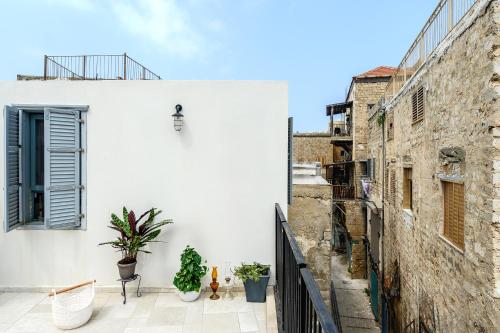 Ban công/sân hiên, Siwar Boutique Suites in Acre