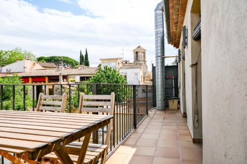 Ca lEudald 3 Apartamento en Besalú con terraza