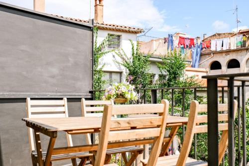 Ca lEudald 3 Apartamento en Besalú con terraza