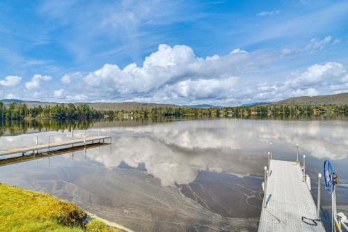 Lakefront New Hampshire Hideaway with Deck and Views