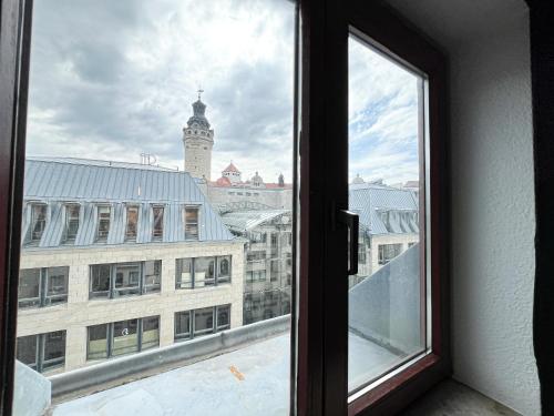 Rathausblick – Moderne Ferienwohnung mit 2 Schlafzimmern, Küche, Bad, Waschmaschine & Trockner mitten in der Innenstadt, Lipsko (fotografie 8)