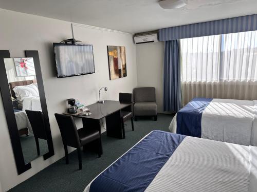 2 double beds
