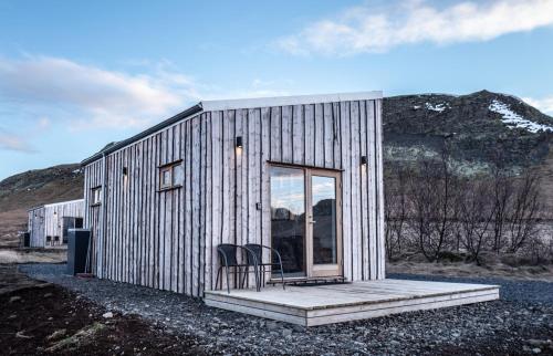 Eingang, Skard Cottages in Arnes