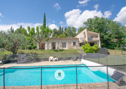 Le Mas de L'Ormeau, Piscine, jardin, 8pers - Location, gîte - Seillans