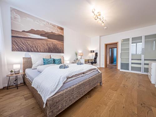 Gemütliche Ferienwohnung mit 2 Schlafzimmern, kostenfreiem Parkplatz, modernem Bad, Küche, Waschmaschine & Trockner, Lipsk (zdjęcie 6)