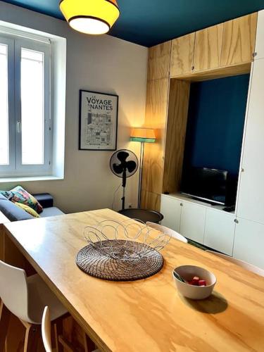 Studio Le Sanlecque, Wifi Tv 2personnes - Location saisonnière - Nantes