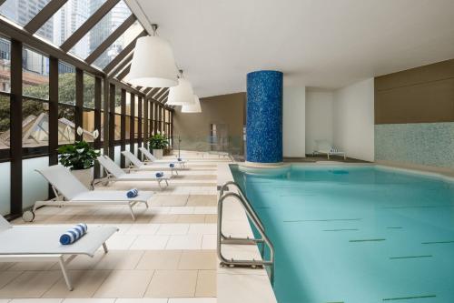 Swimmingpool, Sydney Harbour Marriott Hotel at Circular Quay near Opernhaus von Sydney