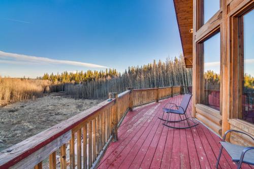 Aspen Grove Lodge - Log Home on 5 Acres with Deck! - image 43