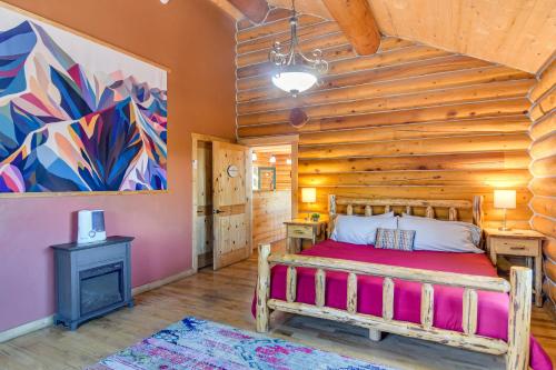 Aspen Grove Lodge - Log Home on 5 Acres with Deck! - image 24