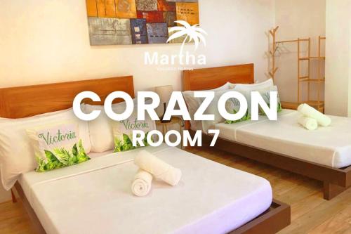 3 double beds