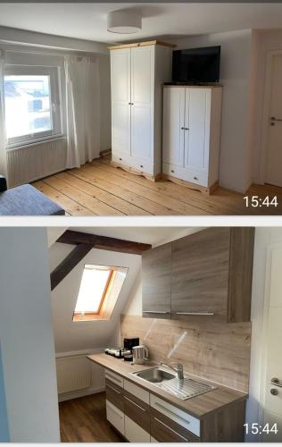 virtuve, Ferienwohnung im Zanderhaus in Dolgen am See