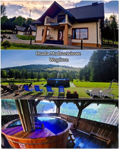 Osada Modrzewiowe Wzgórze -Bieszczady, Wańkowa - Hotel - Ustrzyki Dolne